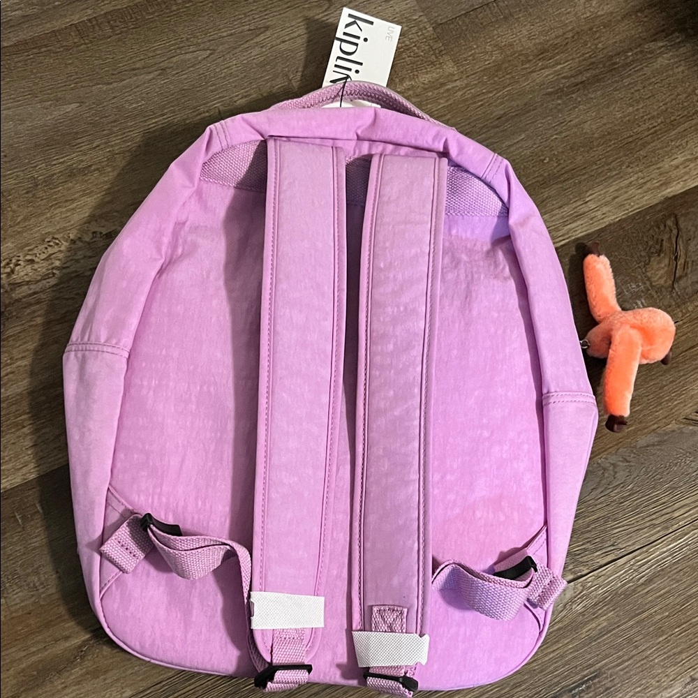 New Kipling Bag Seoul Backpack Laptop Bag KIB2G2 Polyamide Festive Purple Shade - Picture 6 of 16